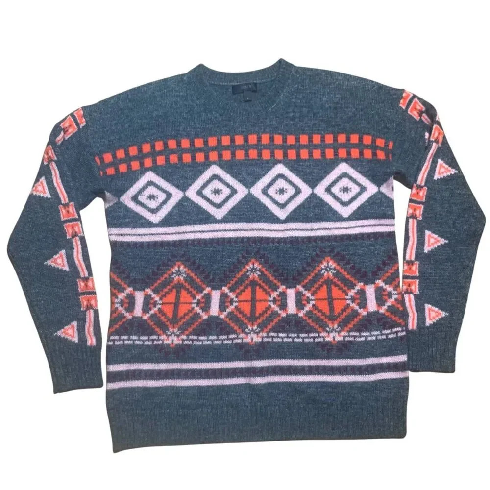 J. Crew Nordic Design Wool Blend Sweater- Size S